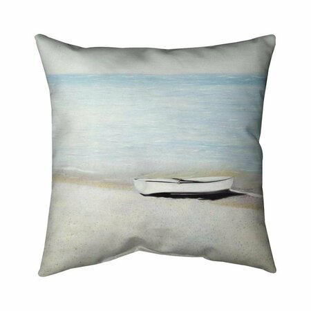 BEGIN HOME DECOR 26 x 26 in. Along The Sea-Double Sided Print Indoor Pillow 5541-2626-CO156